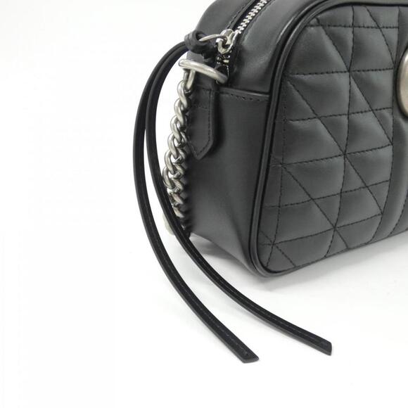 GUCCI Black GG Marmont Shoulder Bag - Picture 5 of 8